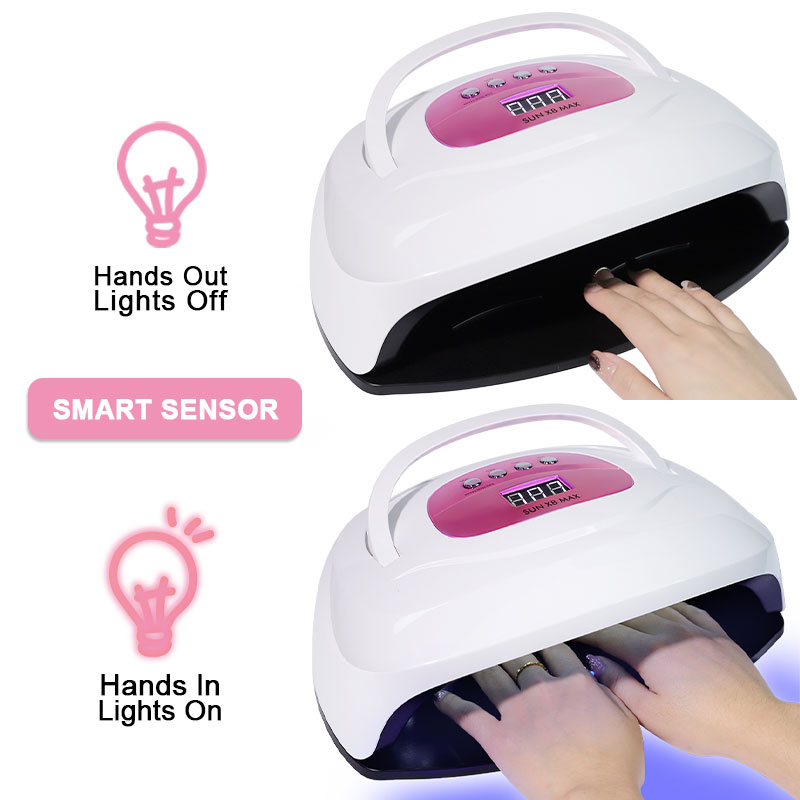 LED UV Lamp Nail Dryer 57 PCS LEDs Fast Drying Nail Gel Polish Manicure Gel Lamp With Motion Sensing LCD Display 5