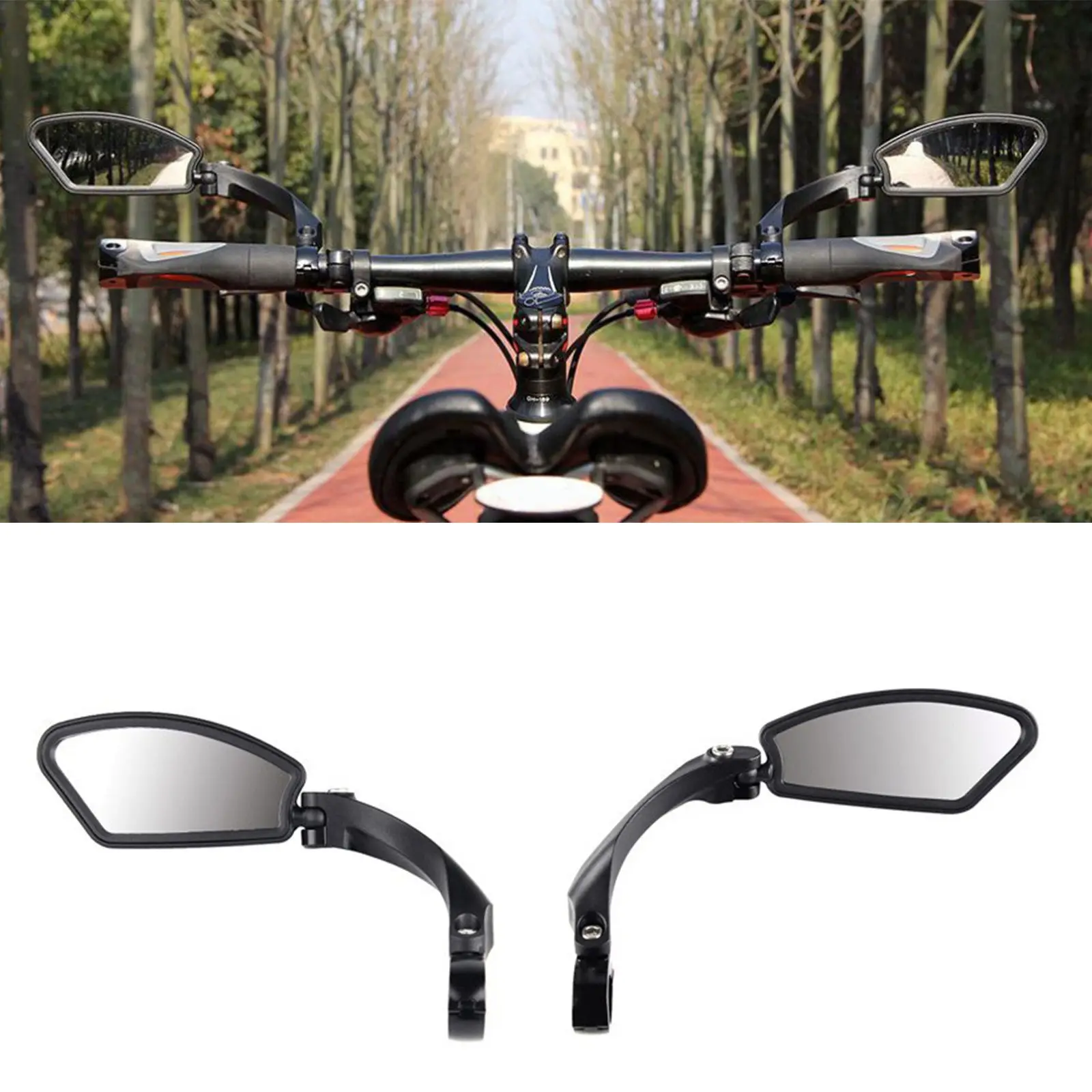 E-Bike Handlebar Rear View Mirror Bicycle Rearview