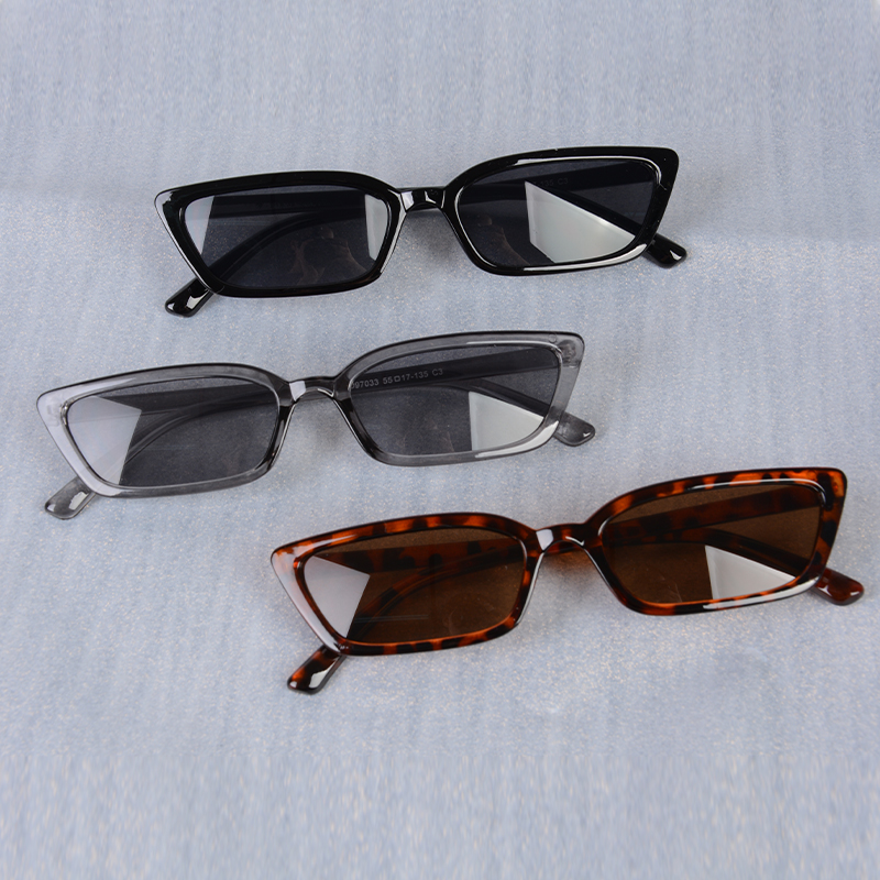 Narrow Frame Sunglasses Two-tone Sunglasses - Image 5