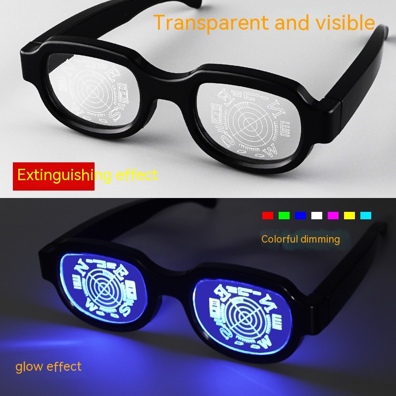 Title 11, New LED Goggles Luminous Glasses Eccentric Pers...