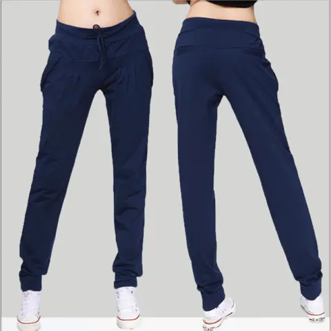 Sports and Leisure Women's Cotton Straight Loose Trousers