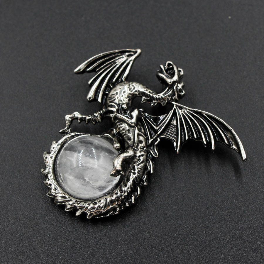 Title 7, Pterosaur Beads Crystal Pendant Retro Ornaments...