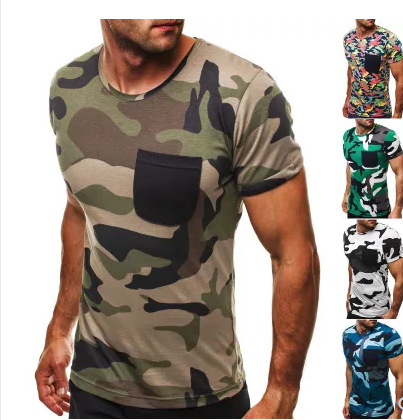 Title 5, Camiseta Masculina Casual Gola Redonda Manga Cu...