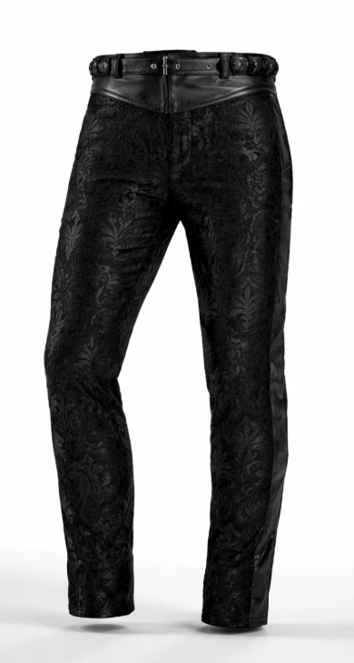 Men's Fashion Gothic Slim Fit Trousers