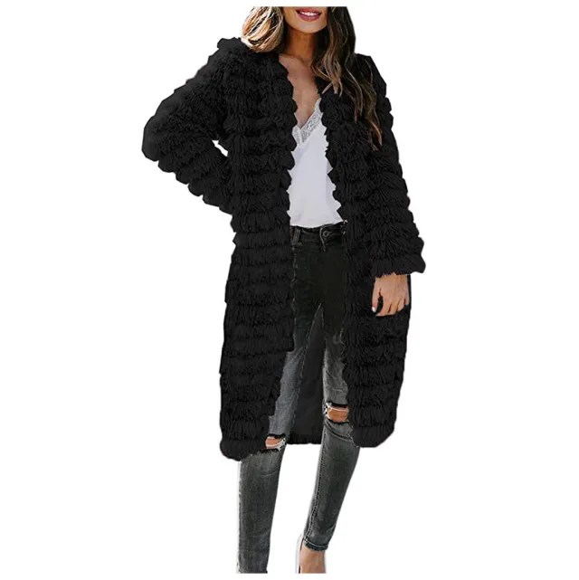 Explosive Autumn And Winter Wool Sweater Plush Jacket Black - Shop at LoveMi