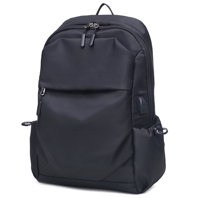 Computer Backpack Men's Outdoor Leisure Student School Bag Large capacity Fashion Backpack Black - Shop at LoveMi