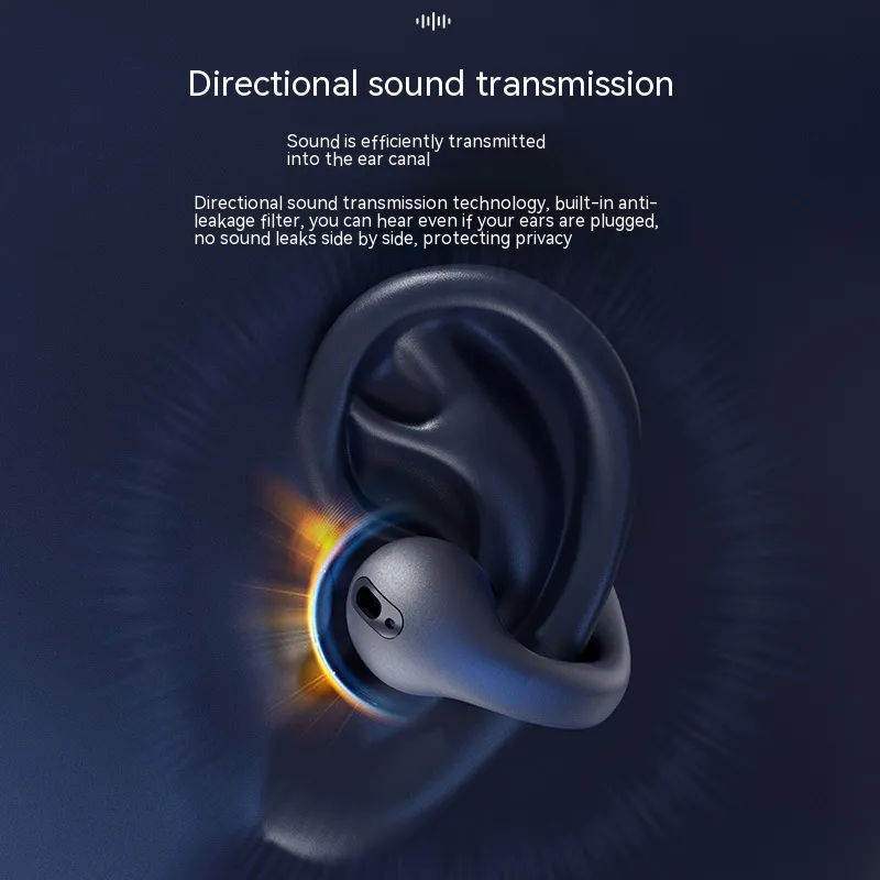 Wireless Ear Clip Bluetooth Headset TWS Comfortable Wear Not In-Ear Sports Wireless Bone Conduction 5.3 Bluetooth Headset – image 10