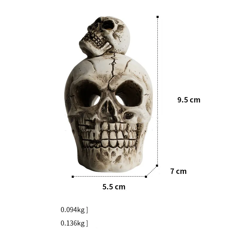 Resin Crafts Halloween Decorations Home Skull Aromatherapy Home Decor – image 6