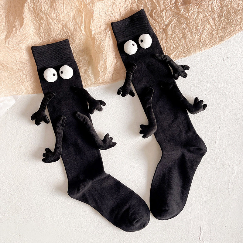 Black calf socks