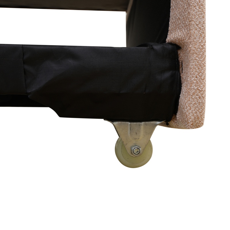 Pickup Only--Pink Sackcloth Living Room Sofabed