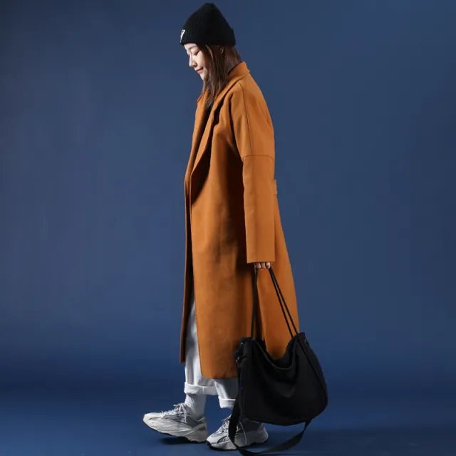 Men's And Women's Same Style Long Over the knee Trench Coat Camel - Shop at LoveMi