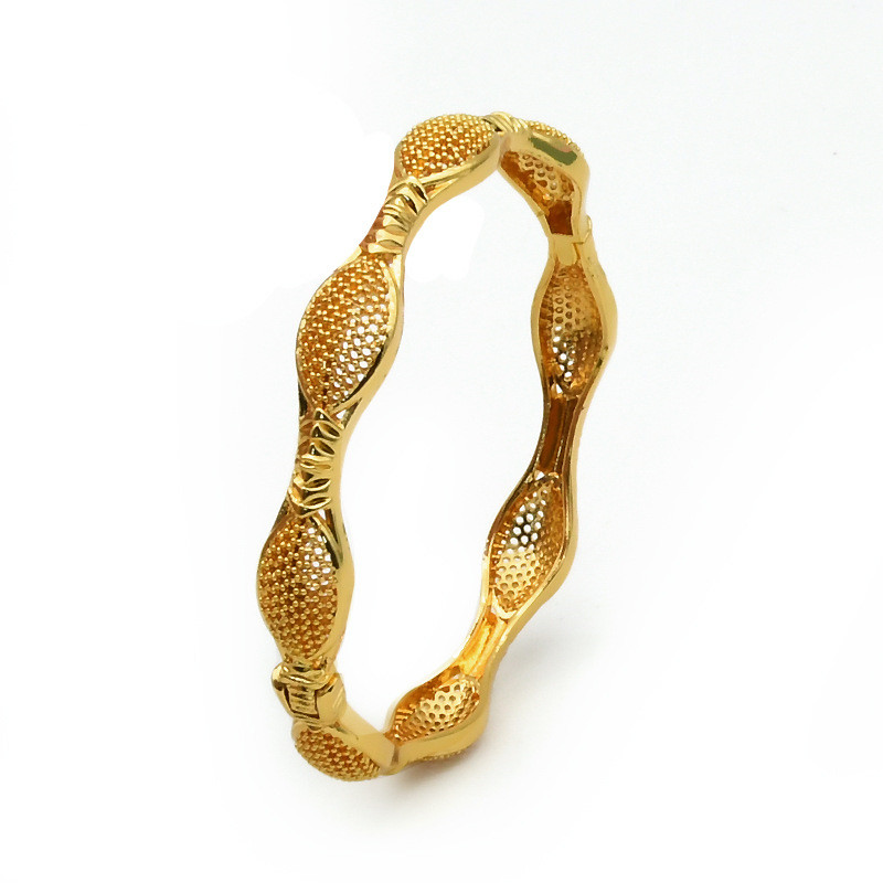 India Nigeria Women's Wedding Sand Gold Bracelet