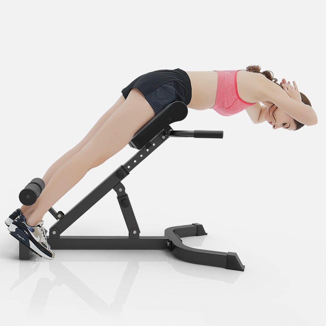 Adjustable Roman Chair Back Extension Exercise Bench Training Supine Board — image 2