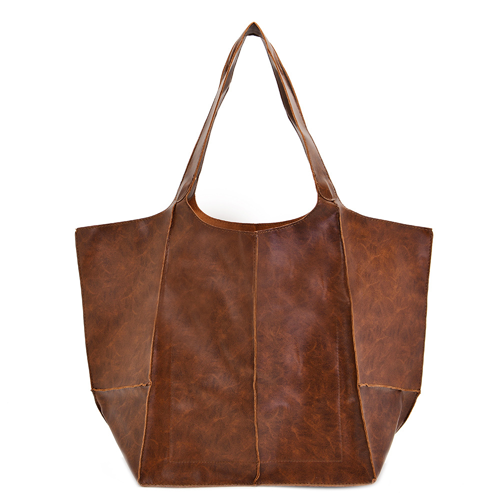 Title 12, Torba za rame Vintage Oil Vak Leather Soft Leather