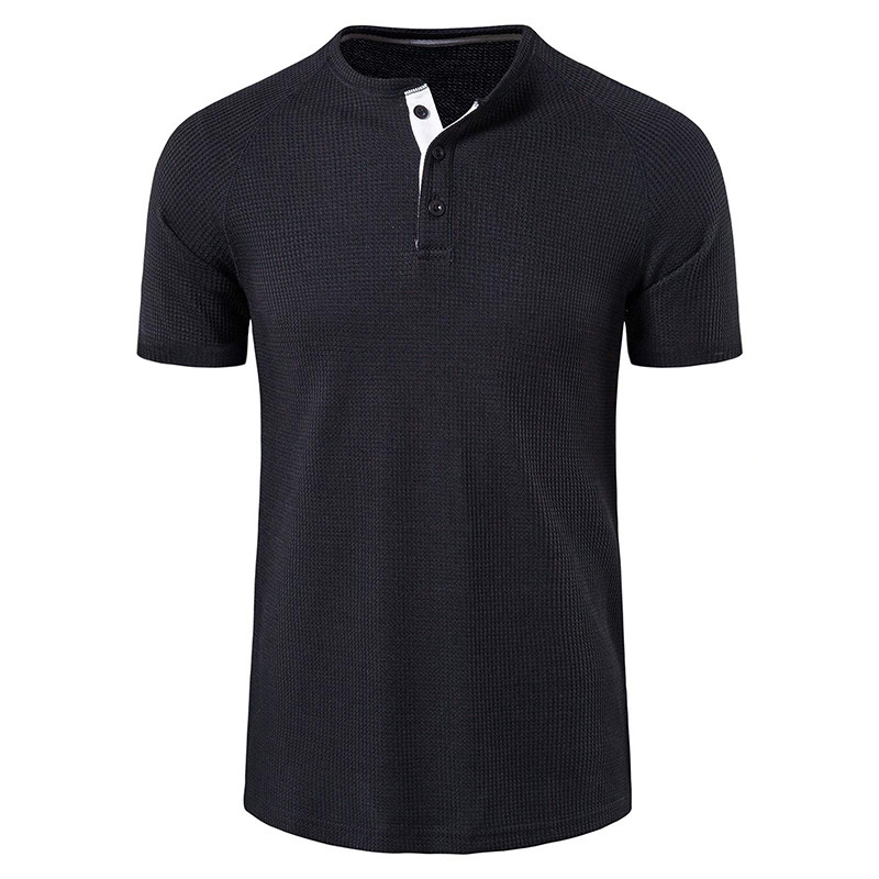 Title 9, Mens Loose Round Neck Short Sleeved Solid Colo...