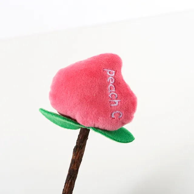 Pet Cat Mutian Polygonum Stick Plush Molar Stick Peach Sticks - Shop at LoveMi