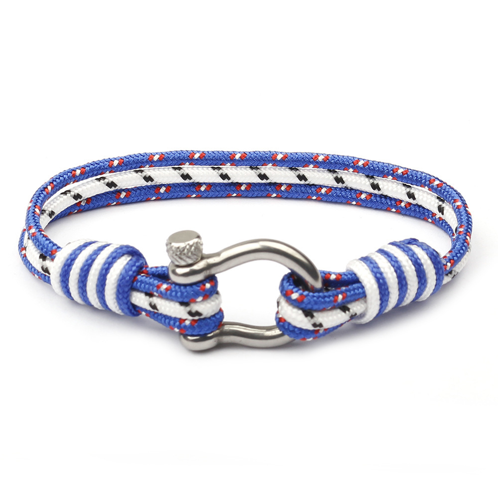 Stainless Steel Buckle Umbrella Rope Jewelry Europe And America Bracelet