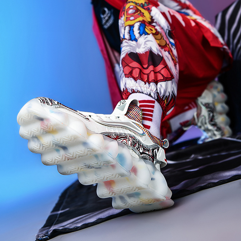 Real Popcorn Bottom National Tide Autumn New Flying Weave - Image 1