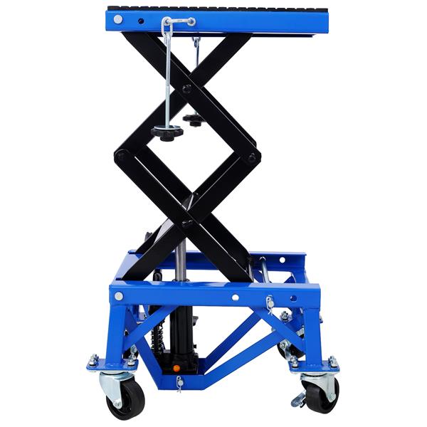 300 Pound Hydraulic Motorcycle Scissor Jack Lifting Foot Wheel Suitable For Small Off-road Vehicles, Blue, Prohibited PlatformTemu - Image 7