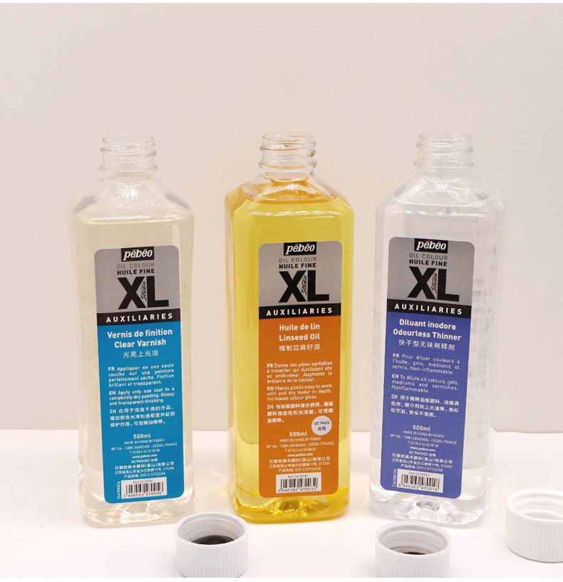 Polishing Mineral Color Blending Oil Refined Flaxseed Oil Painting Medium - Image 8