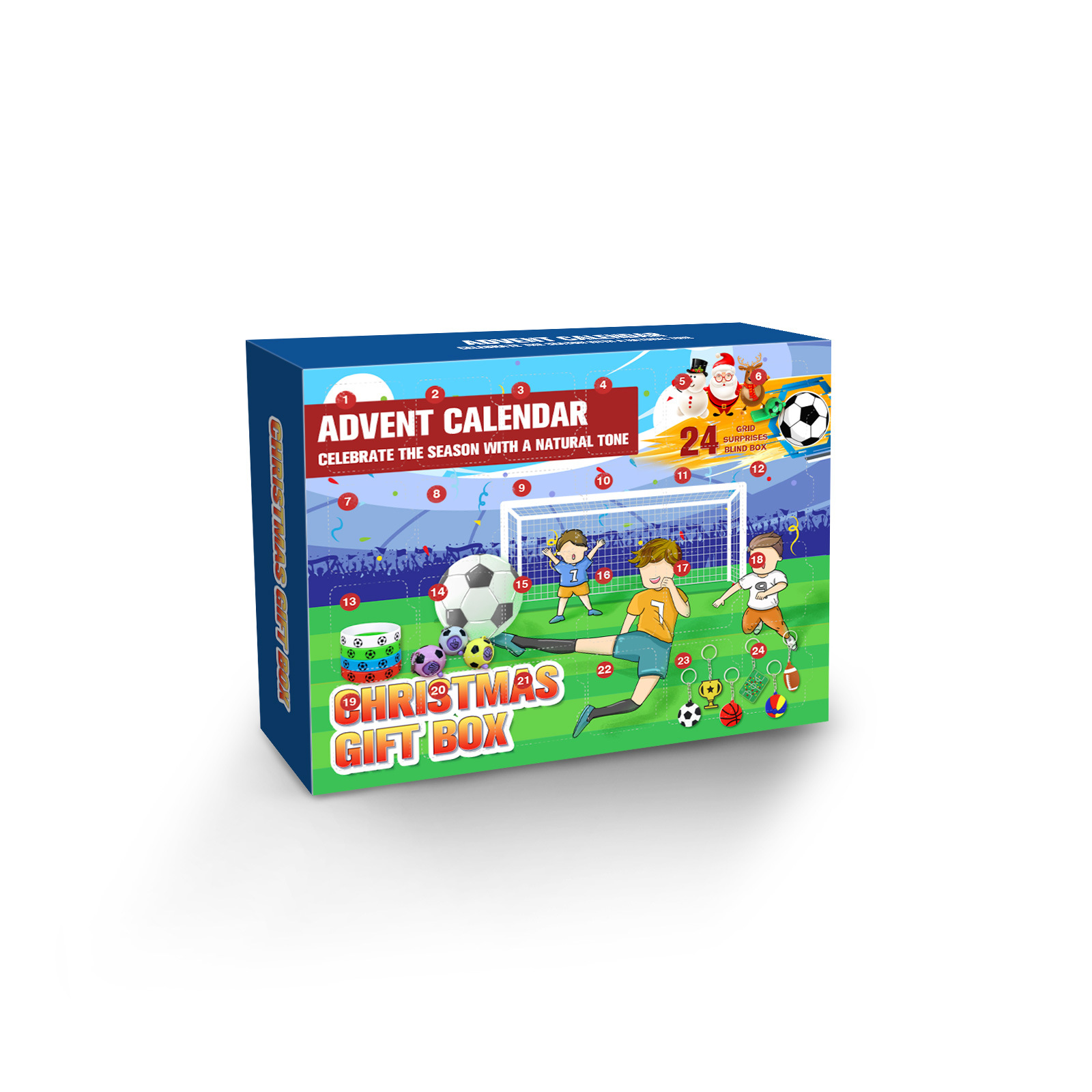 Title 7, World Cup Football Toys Advent Calendar 24 Grid...