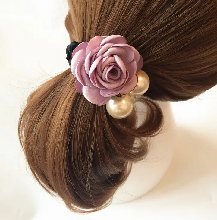 Handmade Camellia Tie Hair Headdress