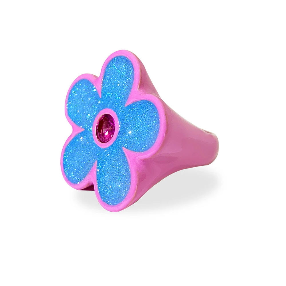 Exaggerated Wreath Drop Oil Ring Fashion Geometric