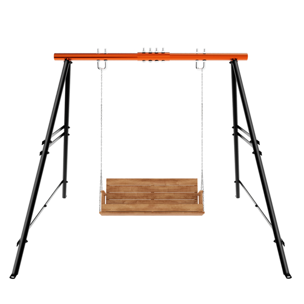 Swing Sets For Backyard, Outdoor Porch Swing Frame, Hammock Chair Stand Only, Max Load 550Lbs A-Frame Swing Stand, Swing Set For Patio, Playground, Park, Swing Not Include — foto 4