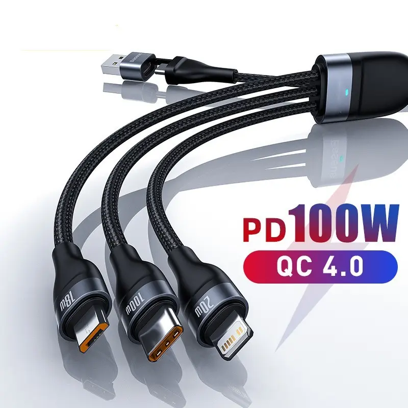 3 in 1 USB C Cable for IPhone 14