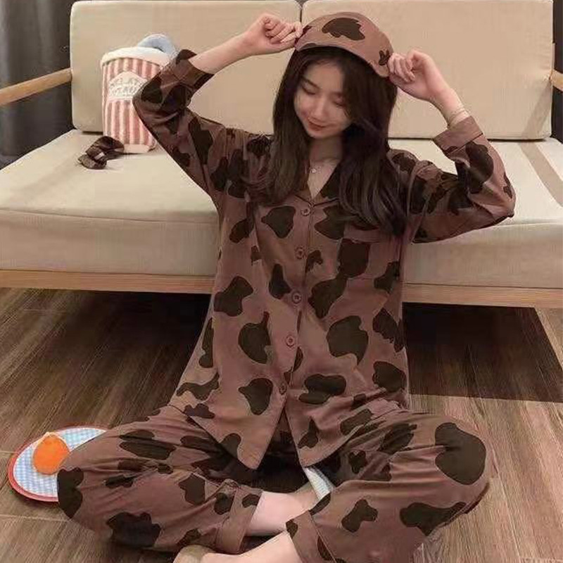 Women's Cardigan Long Sleeved Trousers Wear Household Clothes Outside