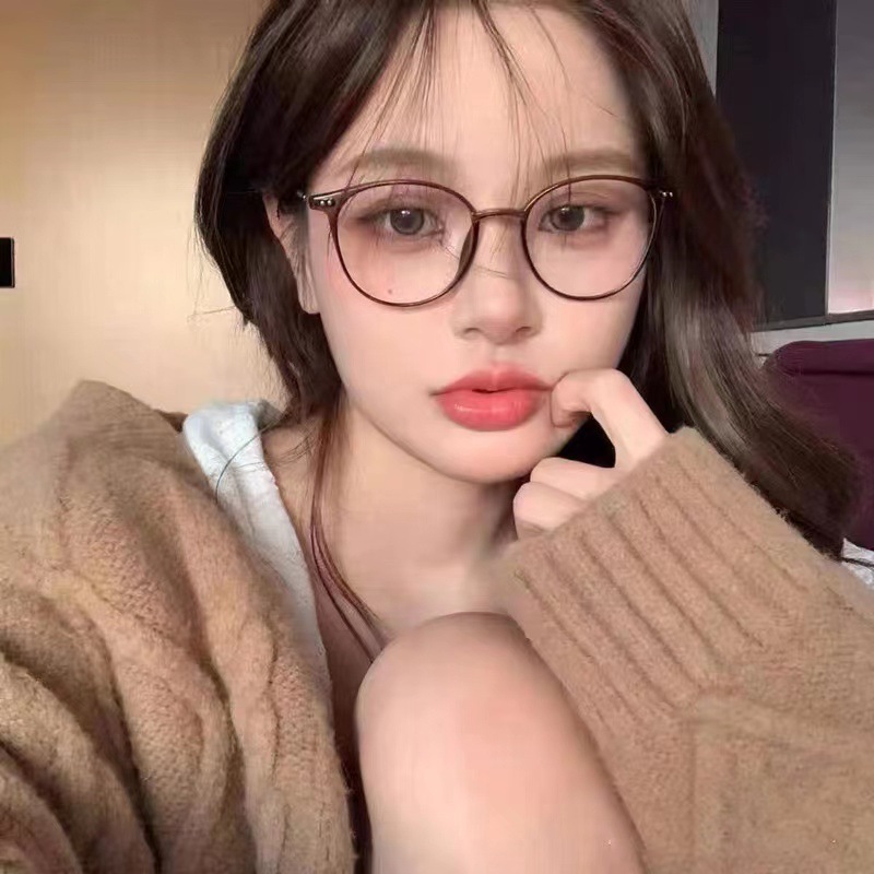 Anti-blue Light Mirror Super Light Blush Cold Tawny Glasses - Image 3
