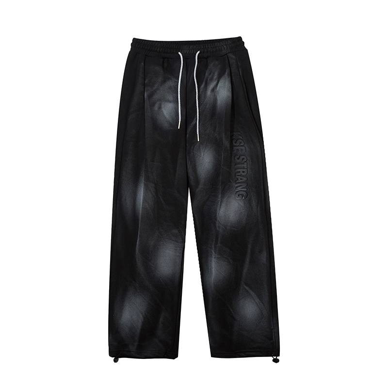 Diablo Tie-dye Niche Casual  Panties Women Wide Leg Pants