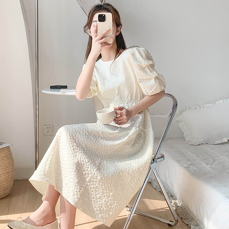 A-Line Round Neck Dress, picture 6 of 8
