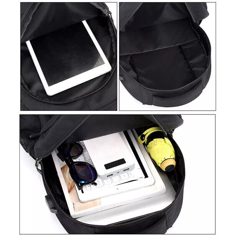 Men Women Boys Laptop Backpack Waterproof Large Mens Rucksack Travel School Bag — image 3