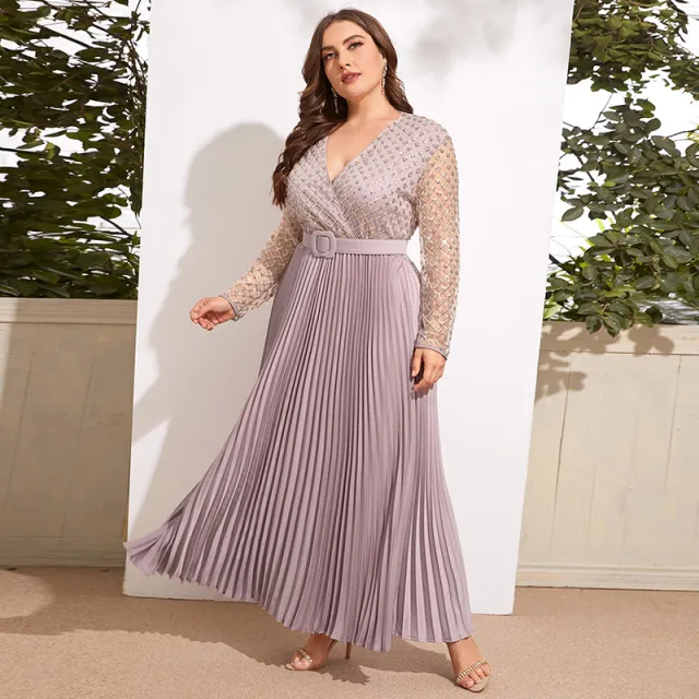 Large Dress Stripes In Europe And America Pink - Shop at LoveMi