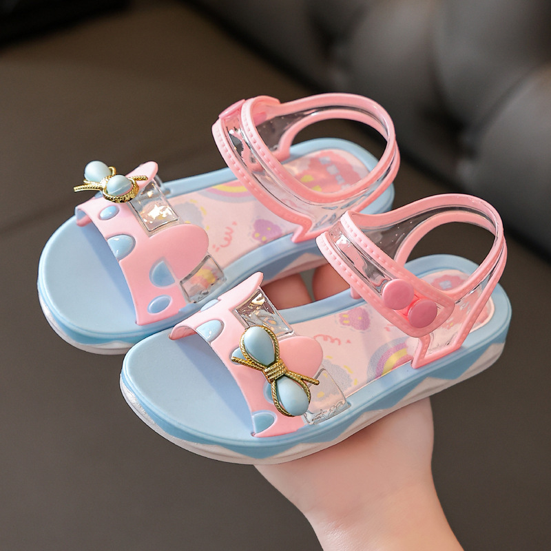 Title 2, Girls Summer Princess Fashion Sandals Non-Slip ...