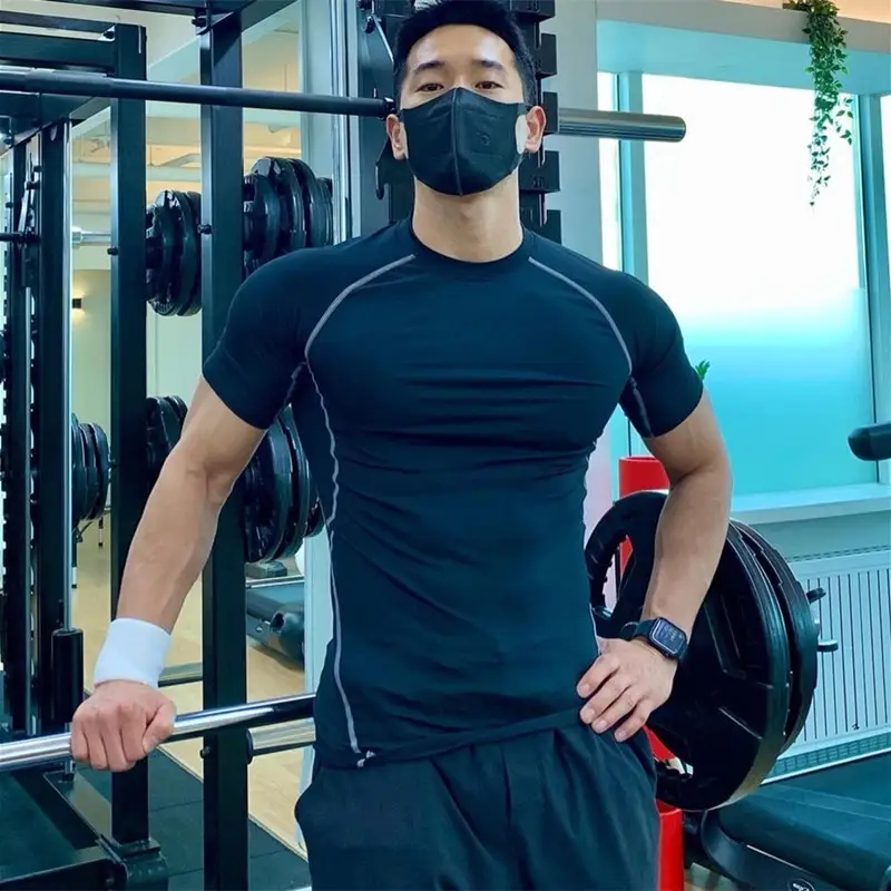 Men's Personal Trainer Overalls with Short Sleeves