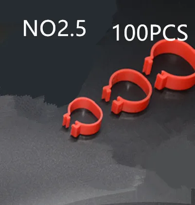 The Chicken Foot Ring 2.5Red 100Pcs - Shop at LoveMi