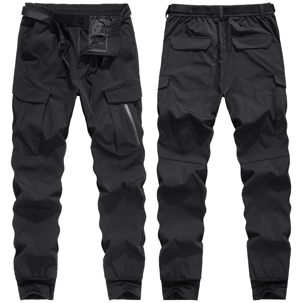 Men's Fashion Loose Function Drawstring Drawstring Work Pants