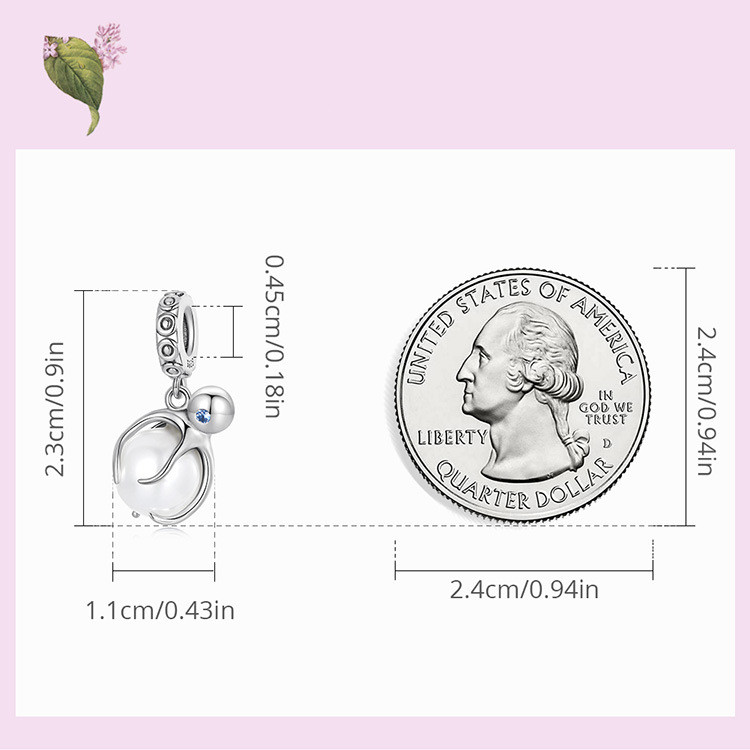 Zircon Marine Life Pendant Accessories (BSC613)