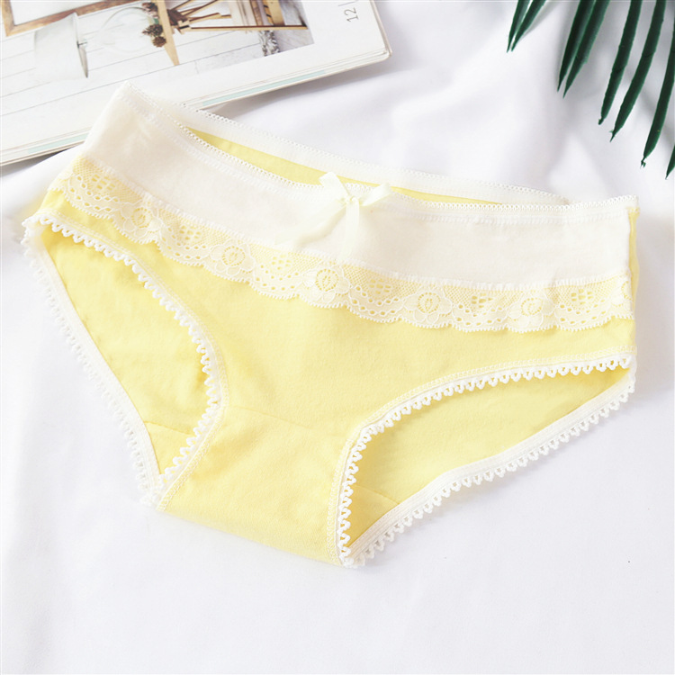 Title 4, Candy Color Cotton Ladies Cute Bow Panties