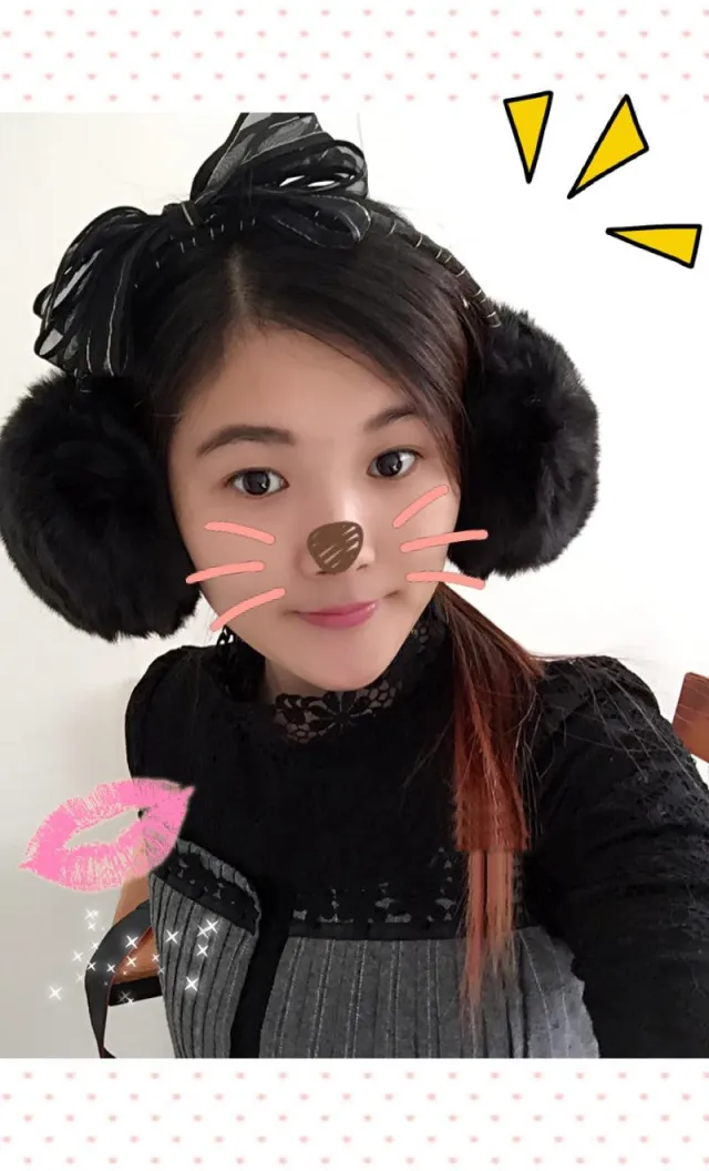 Oversized Bow knot Ear Bag Female Cute Trendy Plush Ear Protection Black Gold Silk Yarn Big Bow - Shop at LoveMi