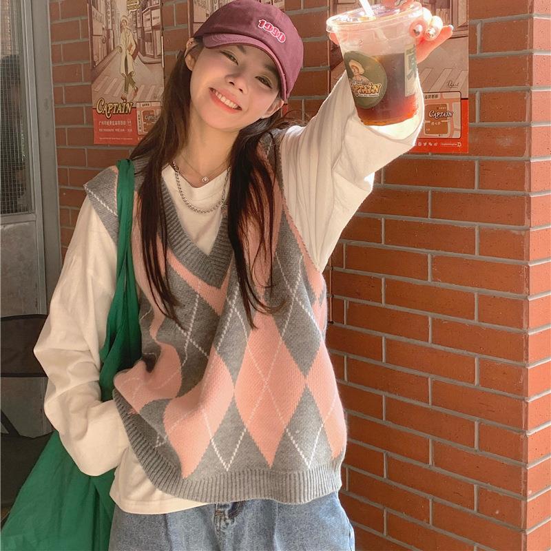 Women's Knitted Vest For Spring And Autumn