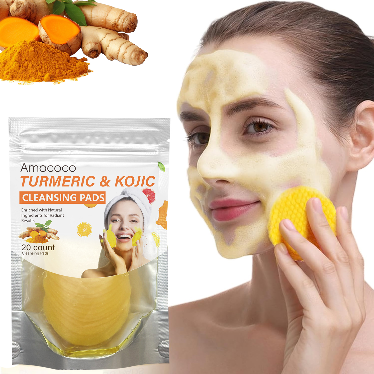 Only Supports Self Pickup With Waybill Amococo Turmeric & Kojic Cleansing Pads... 7