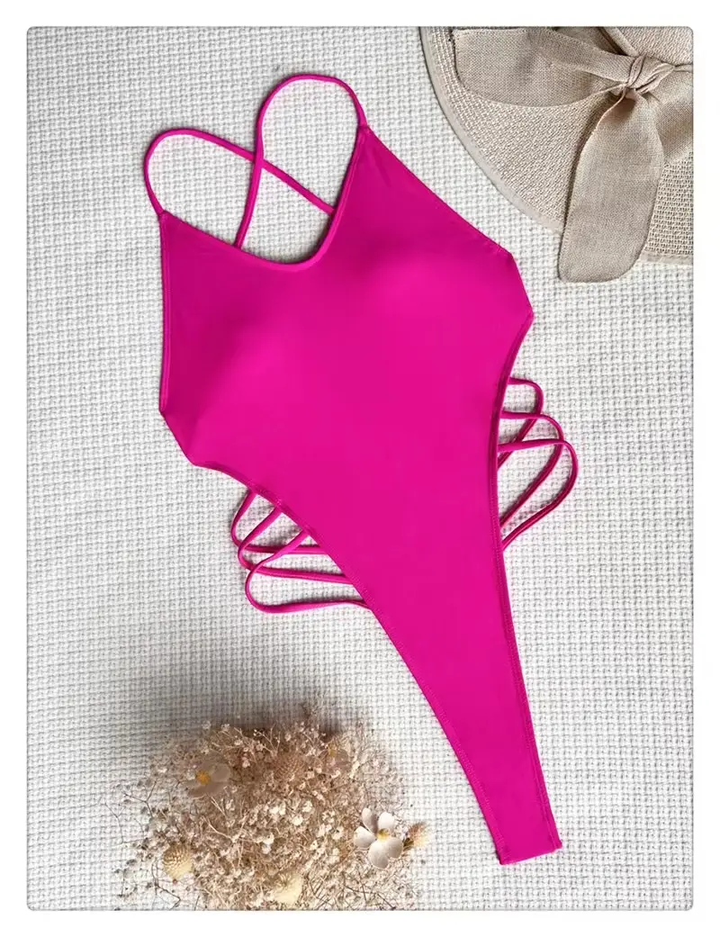 High Waisted One Piece Women's Swimsuit