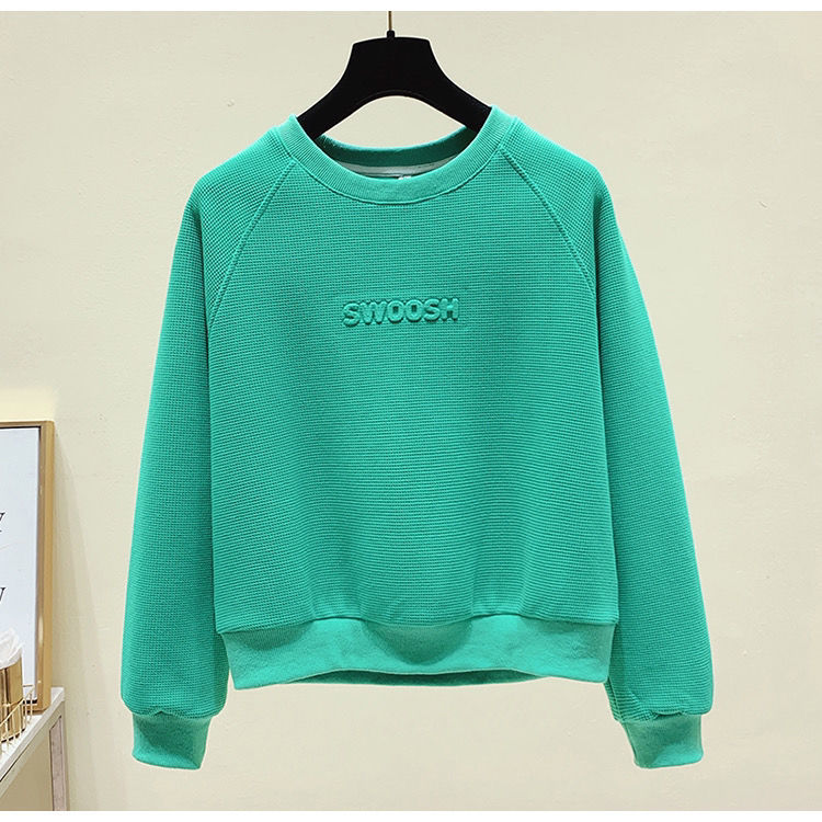 Title 7, Womens Letter Printed Sports Casual Sweater Se...