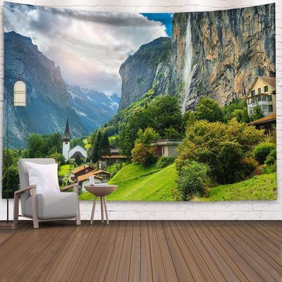 Rectangular Plush Wall Tapestry, picture 10 of 12