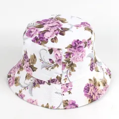 Printed Fisherman Hat Ins Trend Flat-Top Outdoor Visor Basin Hat Summer Outing Sun Hat - J - View 1
