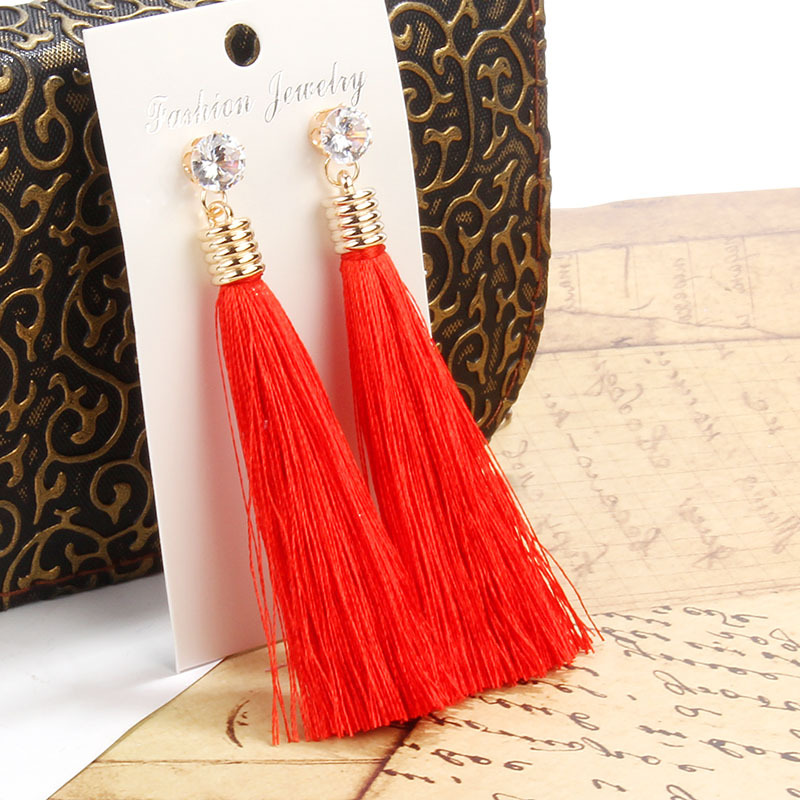 Women's Trendy Boho Long Fringe Earrings