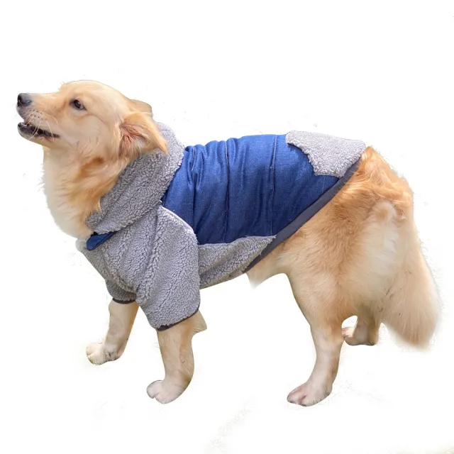 Detachable Pet Clothes Double sided Dog Clothes Blue - Shop at LoveMi